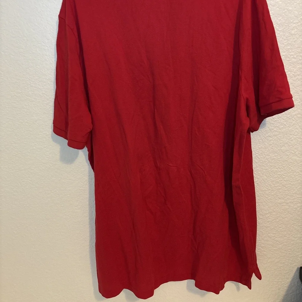 Polo Ralph Lauren‎ Classic Fit red  Short Sleeve Polo Shirt Mens XL